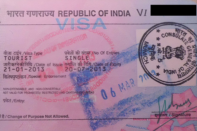 E Visa India